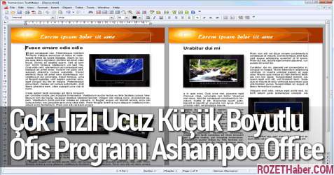 Çok Hızlı Ucuz Küçük Boyutlu Word Excel Powerpoint Ofis Programı Ashampoo Office