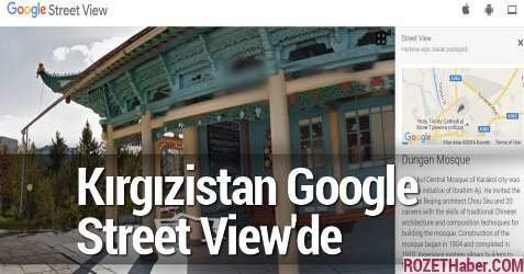 Kırgızistan Gez Panoramik Sanal Tur Google Street View 
