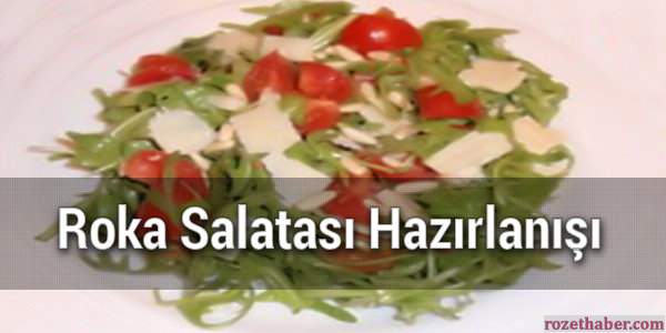 Roka Salatası Hazırlanışı