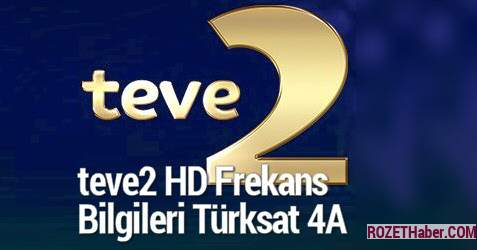 teve2 HD Frekans Bilgileri Türksat 4A