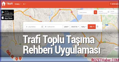 Trafi Türkiye İstanbul Web Pc App Uygulama Toplu Taşıma Rehberi Uygulaması