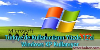 Türkiye'deki Bilgisayar Kullanıcılarının Yüzde 12'si Windows XP Kullanıyor