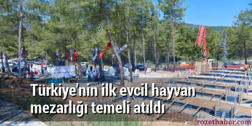 Türkiye'nin ilk evcil hayvan mezarlığı temeli atıldı