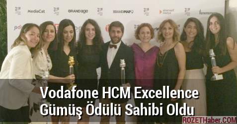 Vodafone HCM Excellence Gümüş Ödülü Sahibi Oldu