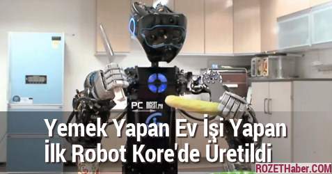 Yemek Yapan İlk Robot Kore'de Üretildi
