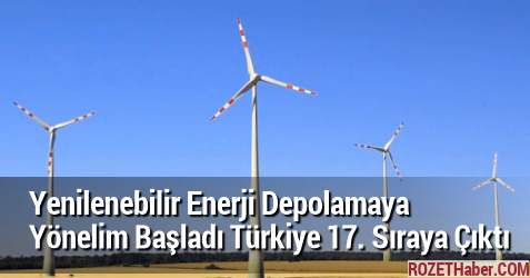 Yenilenebilir Enerji Depolama Teknolojilerine Yönelim Başladı Türkiye 17. Sırada