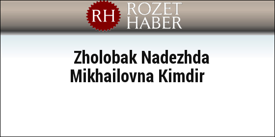 Zholobak Nadezhda Mikhailovna Kimdir