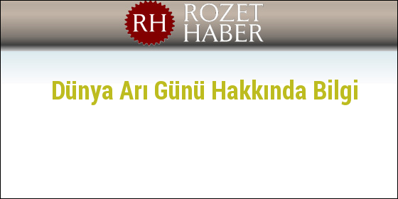 Dünya Arı Günü Hakkında Bilgi Dünya Arı Günü Hakkında Bilgi