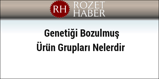 Genetiği Bozulmuş Ürün Grupları Nelerdir Genetiği Bozulmuş Ürün Grupları Nelerdir